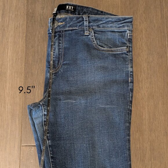 Kut from the Kloth, Dark Wash Skinny Jeans, Sz 14 - Picture 12 of 13